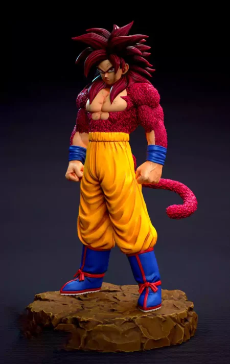 Goku Super Saiyan 4 STL 3D Print Model