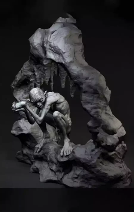 Gollum STL 3D Print Model
