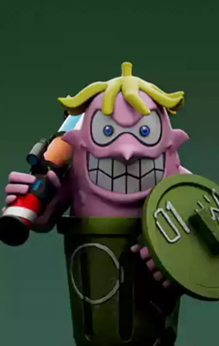 Garbagemon STL 3D Print Model