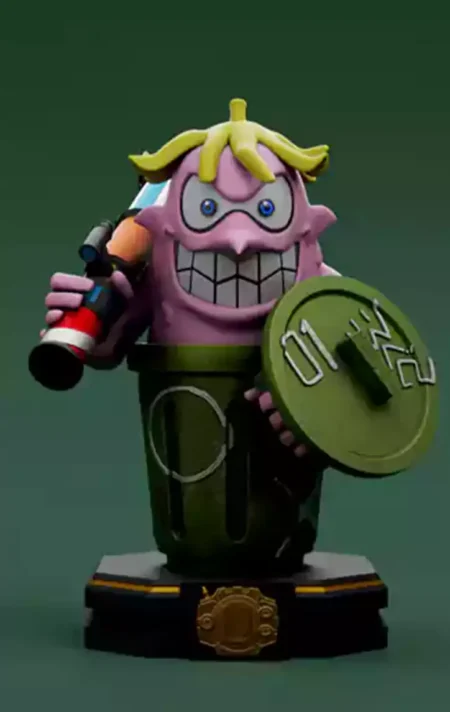 Garbagemon STL 3D Print Model
