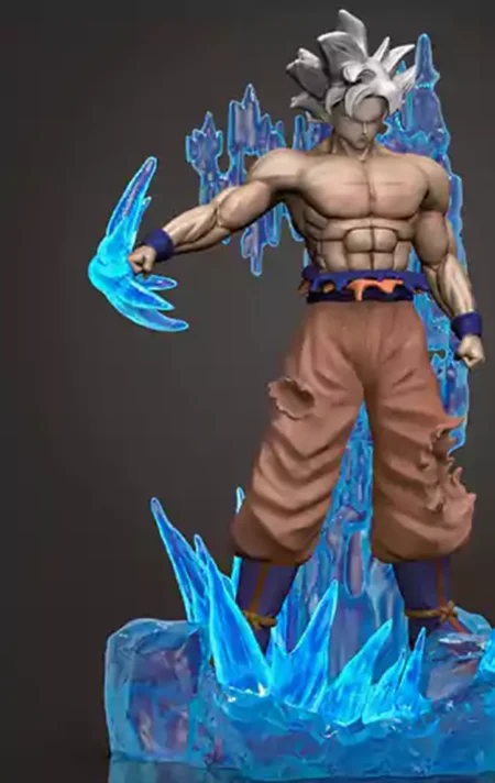 Goku Ultra Instinct STL 3D Print Model