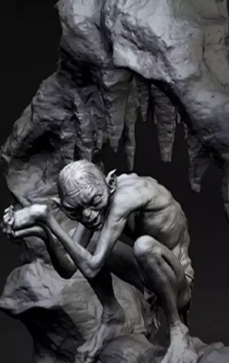 Gollum STL 3D Print Model