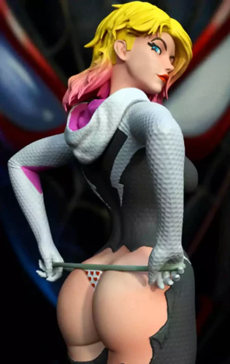 Gwen Stacy Butt STL 3D Print Model