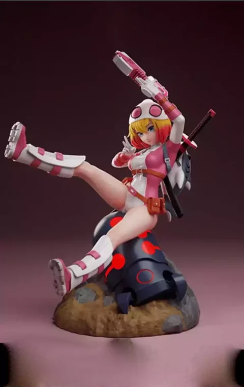 GwenPool STL 3D Print Model