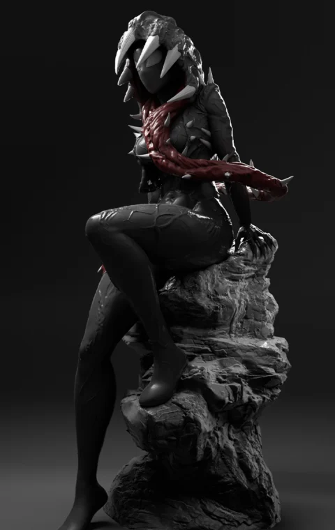Gwenom STL 3D Print Model