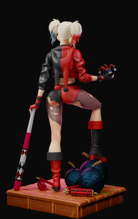 Harley Quinn STL 3D Print Model