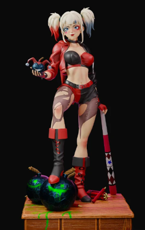 Harley Quinn STL 3D Print Model