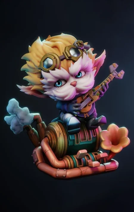 Heimerdinger League of Legends STL 3D Print Model