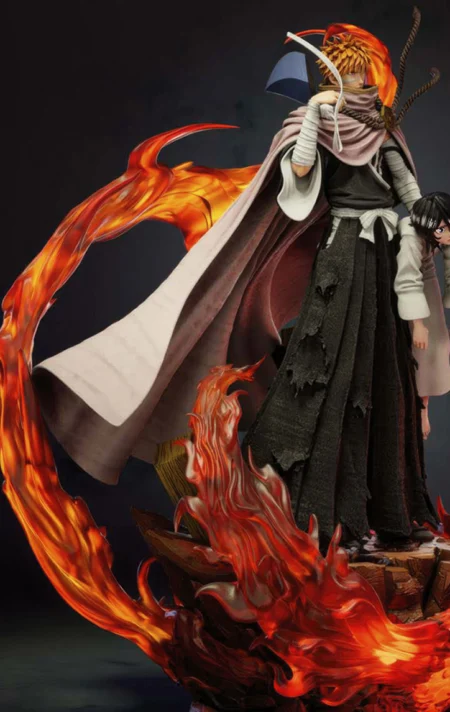 Ichigo and Rukia STL 3D Print Model