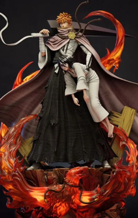 Ichigo and Rukia STL 3D Print Model