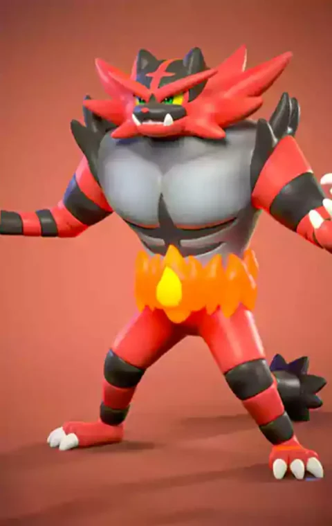 Incineroar STL 3D Print Model