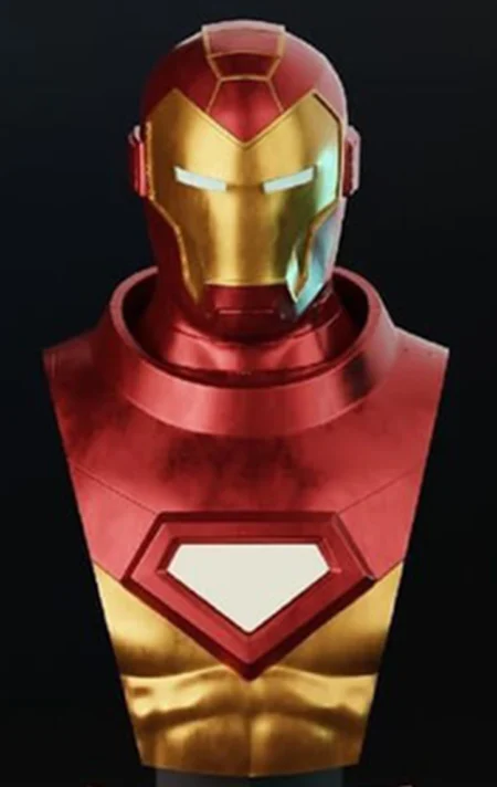 Iron Man Bust STL 3D Print Model