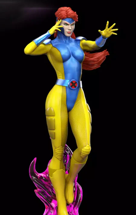 Jean Grey STL 3D Print Model