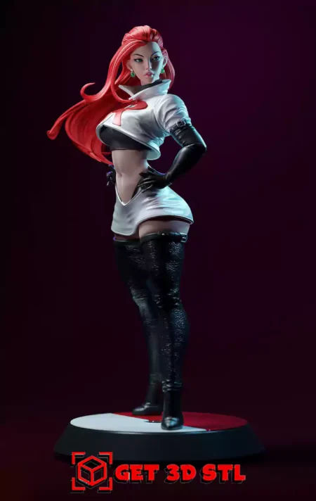 Jessie NSFW High Detail STL 3D Print Model