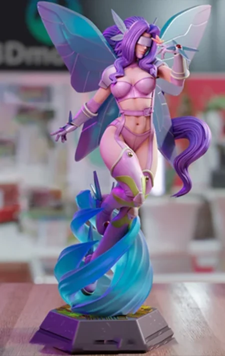 Kazemon Digimon STL 3D Print Model