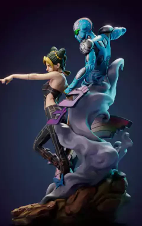 Kujo Jolyne JoJo STL 3D Print Model