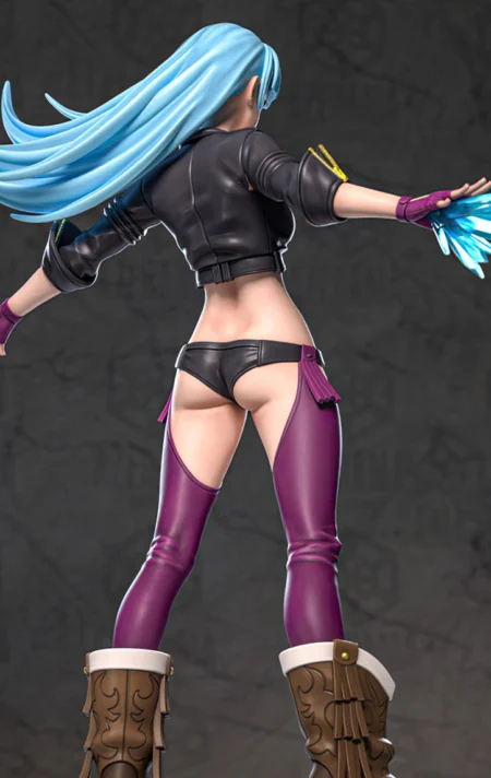 Kula Diamond King of Fighters STL 3D Print Model