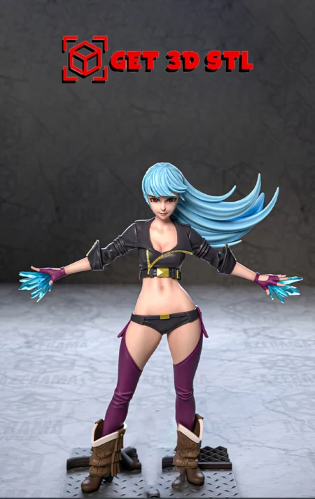 Kula Diamond King of Fighters STL 3D Print Model
