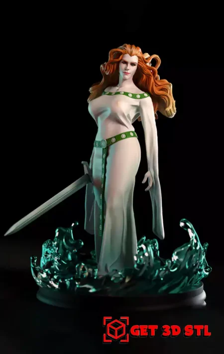 Lady of the Lake STL 3D Print Model