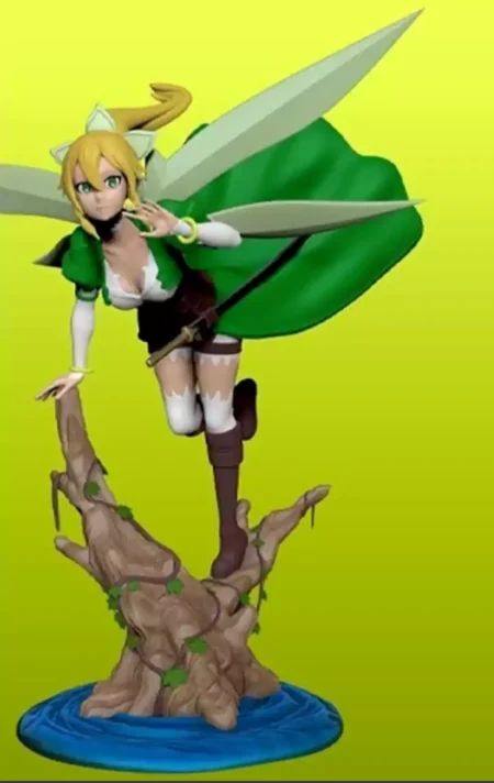 Leafa STL 3D Print Model