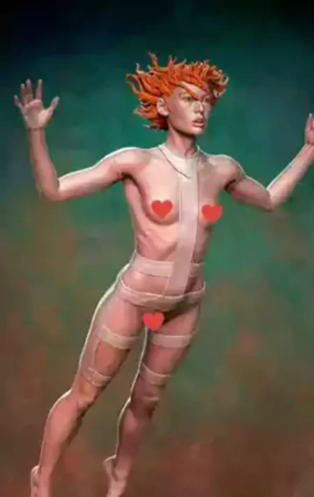 Leeloo Flying STL 3D Print Model