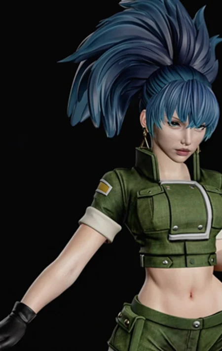 Leona Heidern The King of Fighters STL 3D Print Model