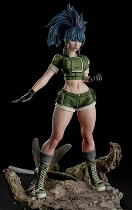 Leona Heidern The King of Fighters STL 3D Print Model