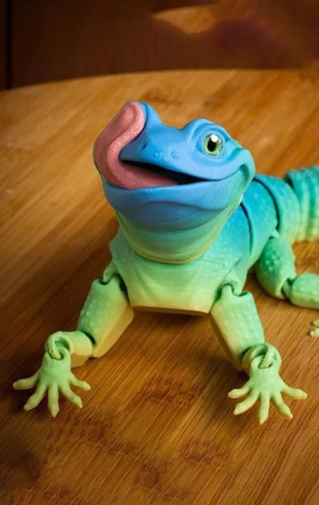 Leopard Gecko STL 3D Print Model