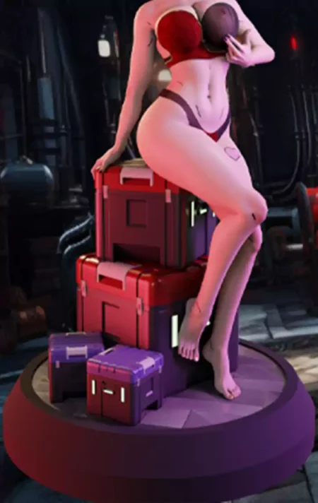 Mad Moxxi STL 3D Print Model