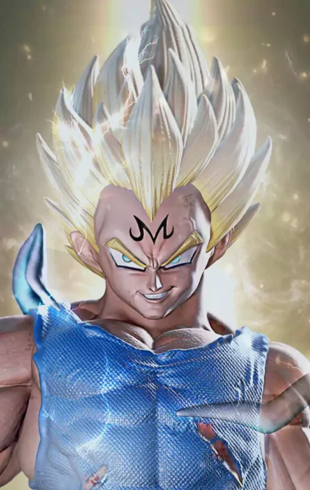 Majin Vegeta Dragon Ball STL 3D Print Model
