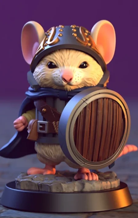 Mini Mice STL 3D Print Model