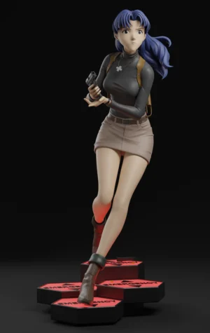 Misato Katsuragi STL 3D Print Model