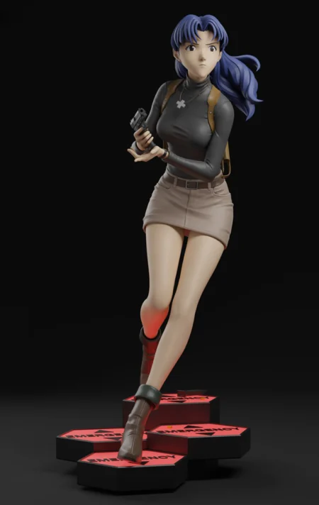 Misato Katsuragi STL 3D Print Model