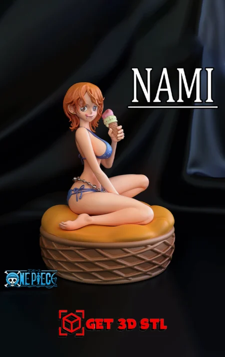 Nami Bikini Ice Cream STL 3D Print Model