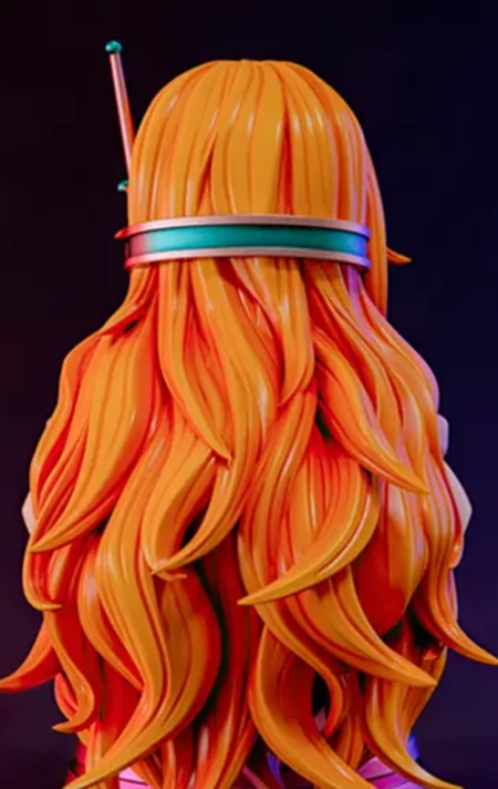 Nami Bust One Piece STL 3D Print Model