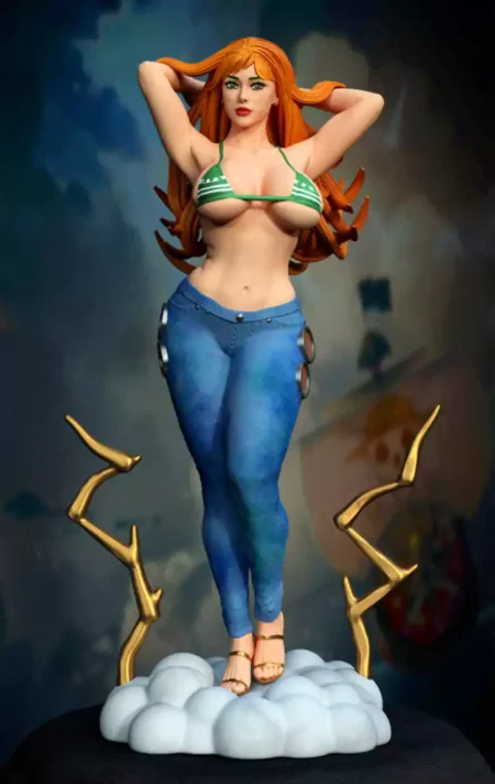 Nami One Piece Ultra Thicc STL 3D Print Model