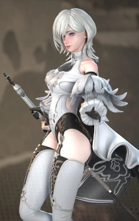 Nier Automata STL 3D Print Model