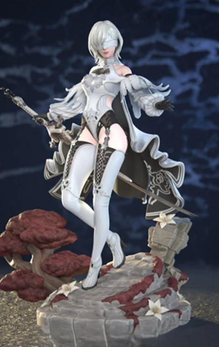 Nier Automata STL 3D Print Model