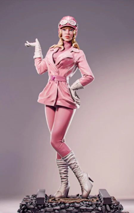 Penelope Pitstop STL 3D Print Model