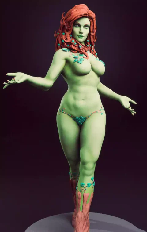 Poison Ivy STL 3D Print Model