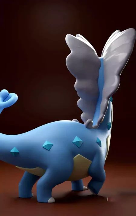 Aurorus Pokémon STL 3D Print Model