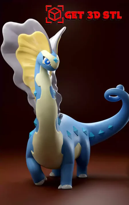 Aurorus Pokémon STL 3D Print Model