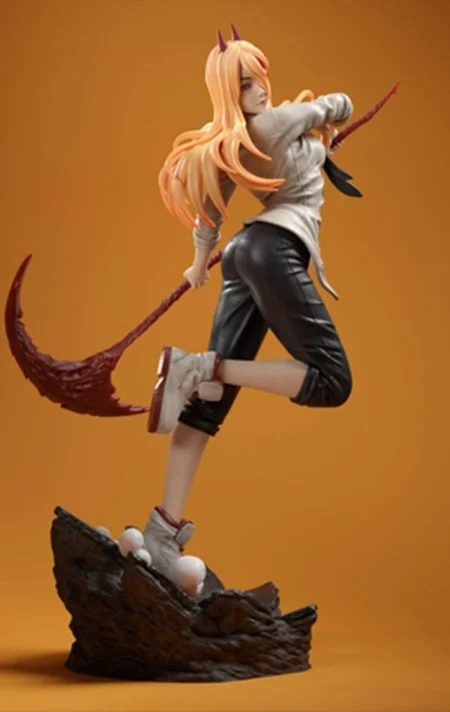 Power Chainsaw Man Fanart STL 3D Print Model