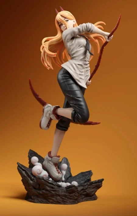 Power Chainsaw Man Fanart STL 3D Print Model
