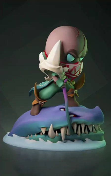 Pyke Chibi STL 3D Print Model
