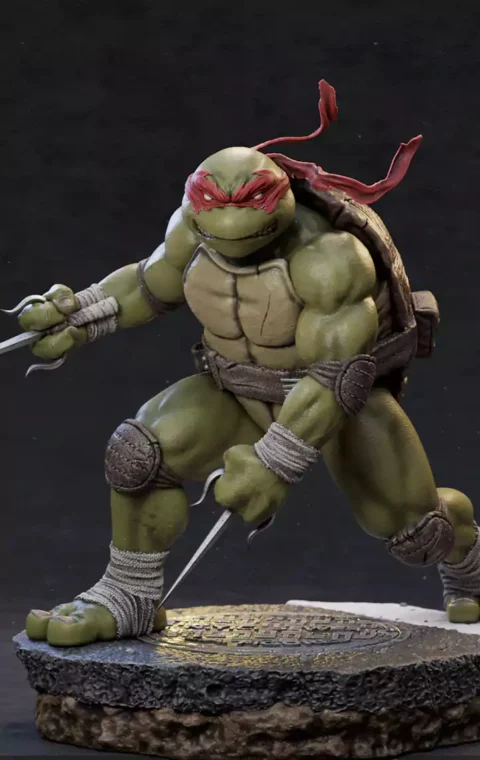 Raphael Classic TMNT STL 3D Print Model