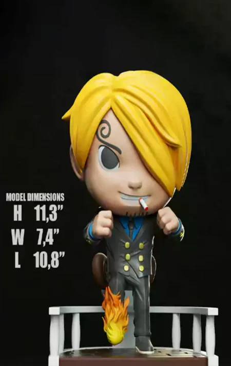 Sanji Chibi STL 3D Print Model