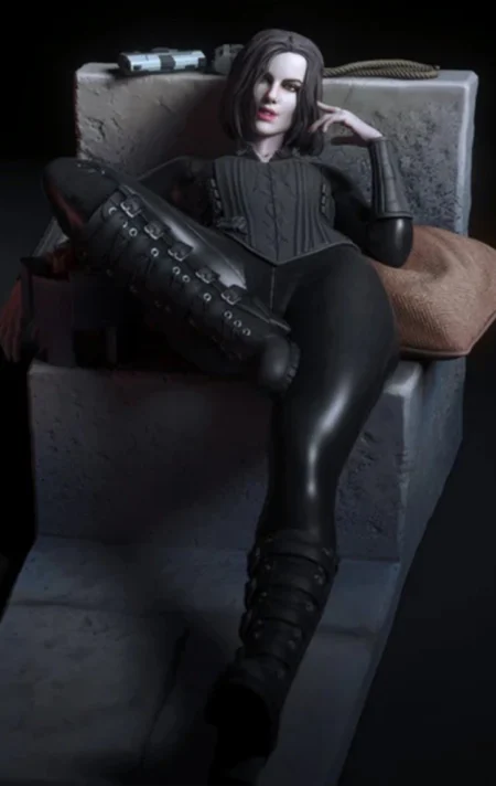 Selene Underworld on Stone STL 3D Print Model