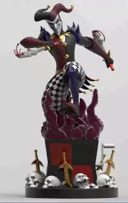 Shaco League of Legends STL 3D Print Model