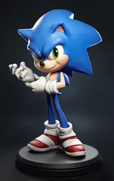 Sonic STL 3D Print Model